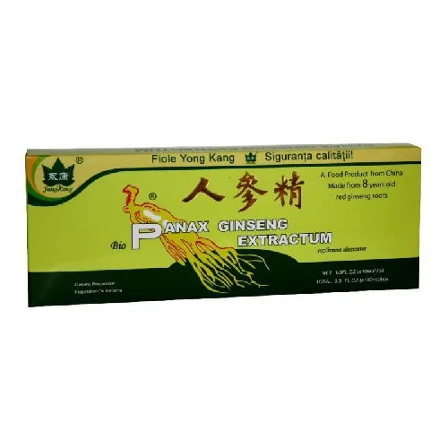 Panax Ginseng 10fiole 10ml Yong Kang — preț și oferte