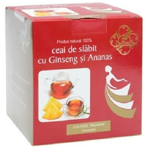 Ceai Slabit cu Ginseng si Ananas 20plicuri Bis-Nis — preț și oferte