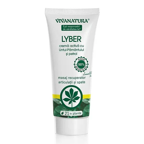 Lyber Crema Antireumatica Untul Pamantului 250ml Viva Natura — preț și oferte