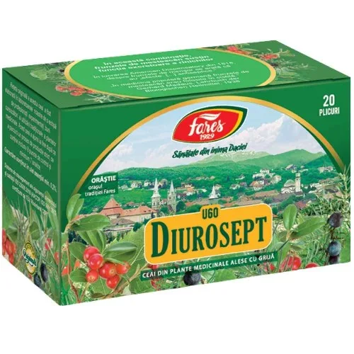 Ceai Diurosept, 20 plicuri, Fares — preț și oferte