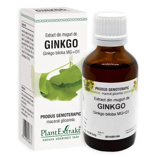 Extract Muguri de Ginkgo 50ml Plant Extrakt — preț și oferte
