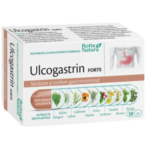 Ulcogastrin Forte 30cps Rotta Natura — preț și oferte