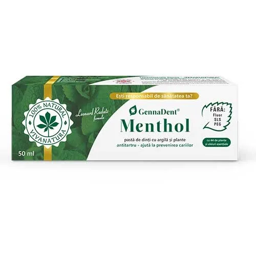 Pasta De Dinti Mentol 50ml  Viva Natura — preț și oferte