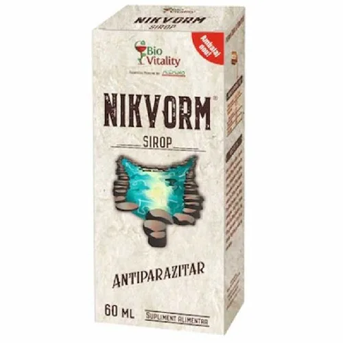 Nikvorm Sirop, 60ml, Biovitality — preț și oferte