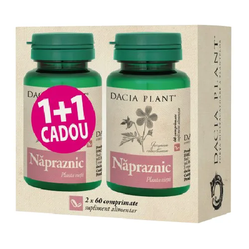 Napraznic 60cpr 1+1 GRATIS Dacia Plant — preț și oferte