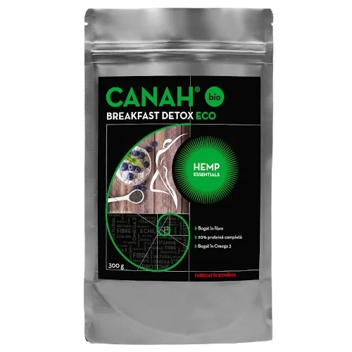 Fibre din Seminte de Canepa, Breakfast Detox Eco, 300g, Canah — preț și oferte