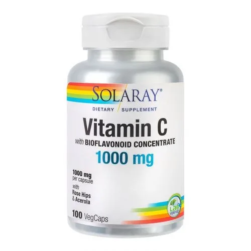 Vitamina C 1000mg, 100cps, Solaray — preț și oferte