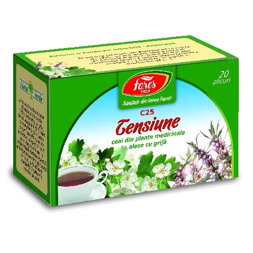 Ceai Tensiune 20plicuri Fares — preț și oferte