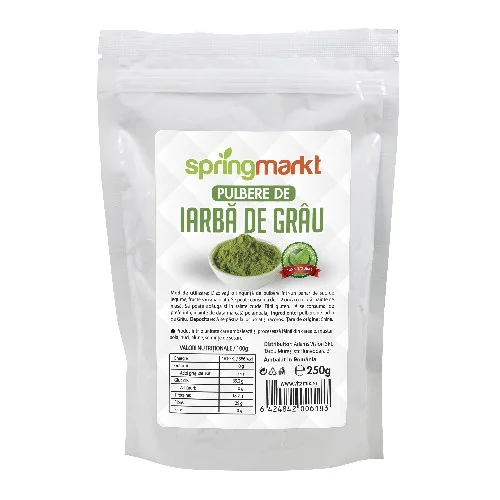 Pulbere de Iarba de Grau, 250g, springmarkt — preț și oferte