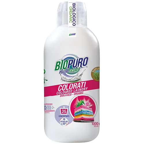 Detergent Hipoalergen pentru Rufe Colorate 1l Biopuro — preț și oferte