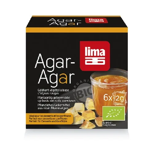 Agar Agar Pudra, Bio, 6x2g, Lima — preț și oferte