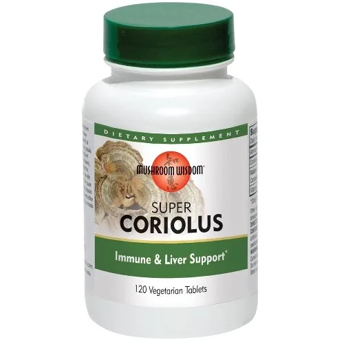 Super Coriolus, 120cps, Mushroom Wisdom — preț și oferte