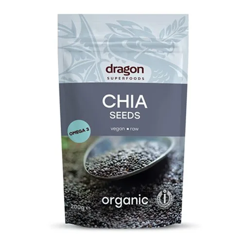 Seminte de Chia Raw Bio 200gr Dragon Superfoods — preț și oferte