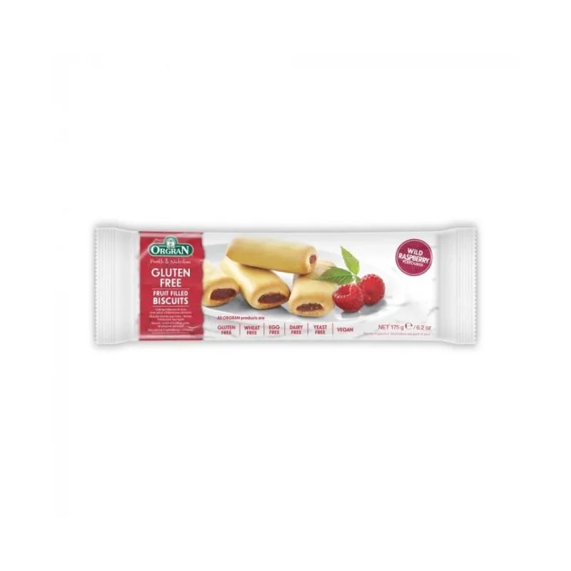 ORGRAN Biscuiti umpluti cu zmeura, 175g — preț și oferte