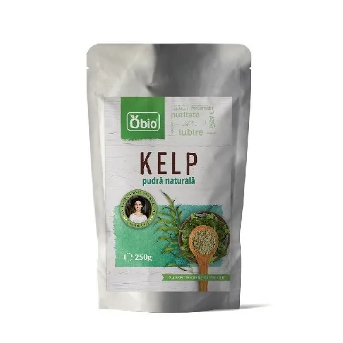 Kelp Pulbere Raw, 250gr, Obio — preț și oferte