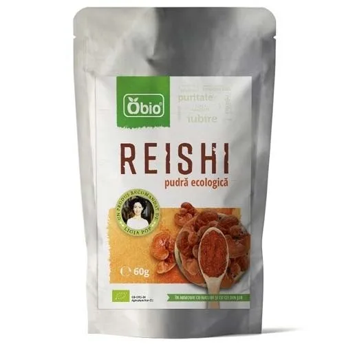 Reishi Pulbere Raw Bio 60gr Obio — preț și oferte