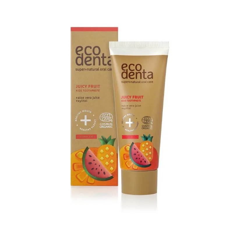 Ecodenta Pasta de dinti copii cu suc de fructe, 75 ml — preț și oferte
