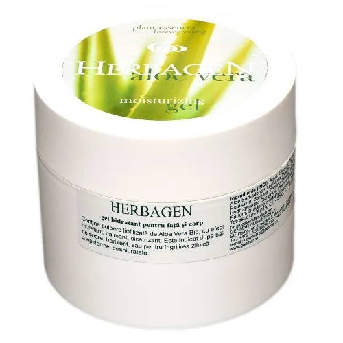 Gel Hidratant cu Aloe Vera, 150ml, Herbagen — preț și oferte