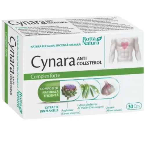 Cynara, Complex Forte, Anticolesterol, 30cps, Rotta Natura — preț și oferte