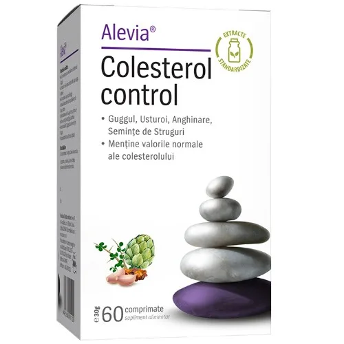 Colesterol control, 60cps, Alevia — preț și oferte