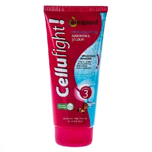 Cellufight Cry-Sculpt Gel Abdomen&Solduri 200ml Efect Racire — preț și oferte