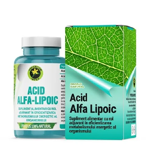 Acid Alfa Lipoic 60cps, Hypericum — preț și oferte