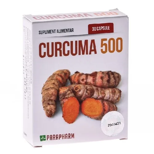 Curcuma 500 30cps Parapharm — preț și oferte