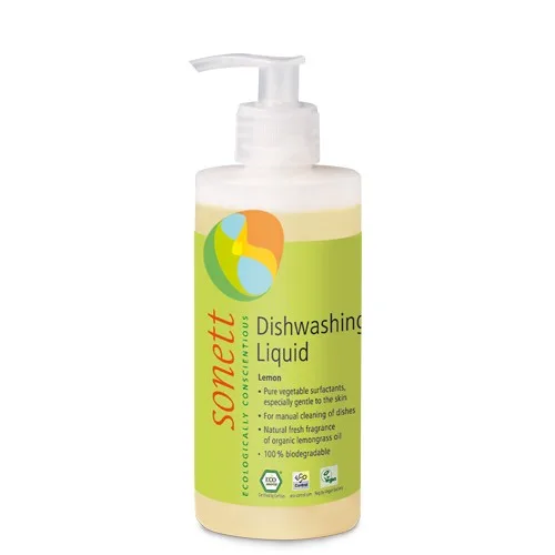 Detergent Ecologic pentru Spalat Vase cu Lamaie 300ml Sonett — preț și oferte