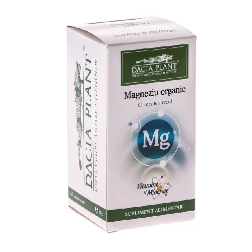 Magneziu Organic 60cpr Dacia Plant — preț și oferte