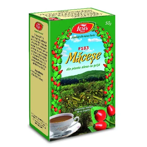 Ceai de Macese 50gr Fares — preț și oferte
