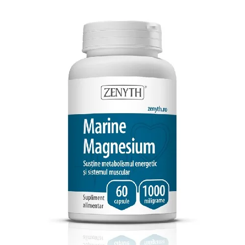 Marine Magnesium 1000mg 60cps Zenyth — preț și oferte