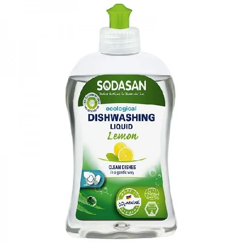 Detergent Lichid Ecologic pentru Vase cu Lamaie 500ml Sodasan — preț și oferte