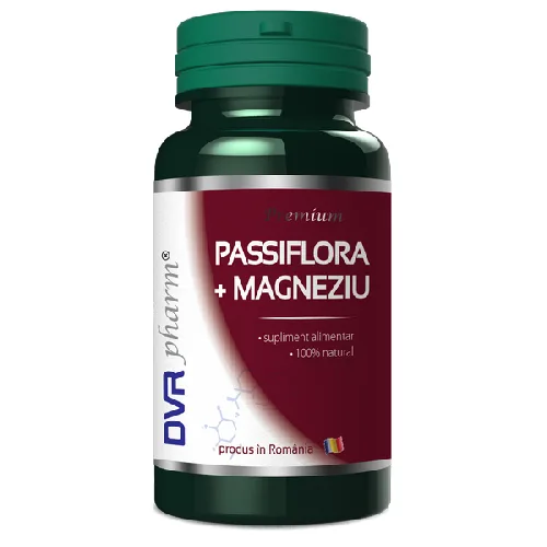 Passiflora + Magneziu, 60cps, DVR Pharm — preț și oferte