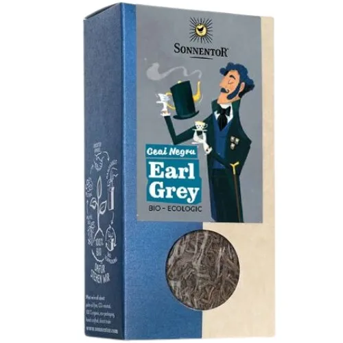 Ceai Negru Earl Grey, Eco, 90g, Sonnentor — preț și oferte