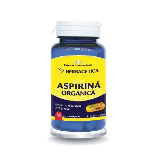 Aspirina Organica 60cps Herbagetica — preț și oferte
