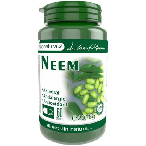 Neem, 60cps, ProNatura — preț și oferte