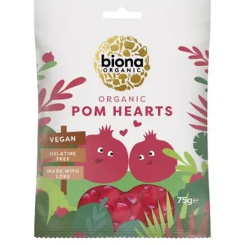 Jeleuri Inimioare cu Rodie Bio 75gr Biona — preț și oferte