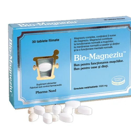 Bio-Magneziu 30cpr Pharma Nord — preț și oferte
