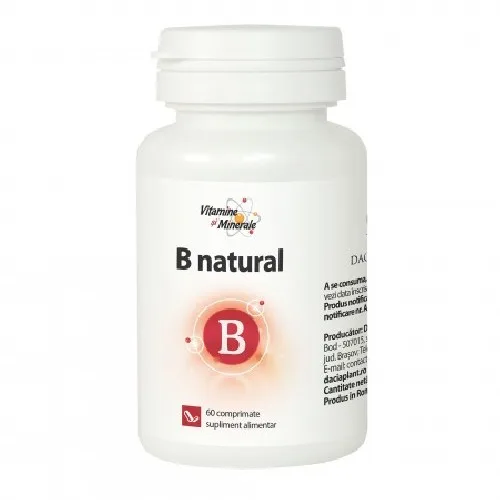 Vitamina B Natural 60cpr Dacia Plant — preț și oferte
