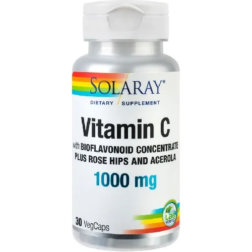 Vitamin C 1000mg, 30cps, Solaray — preț și oferte