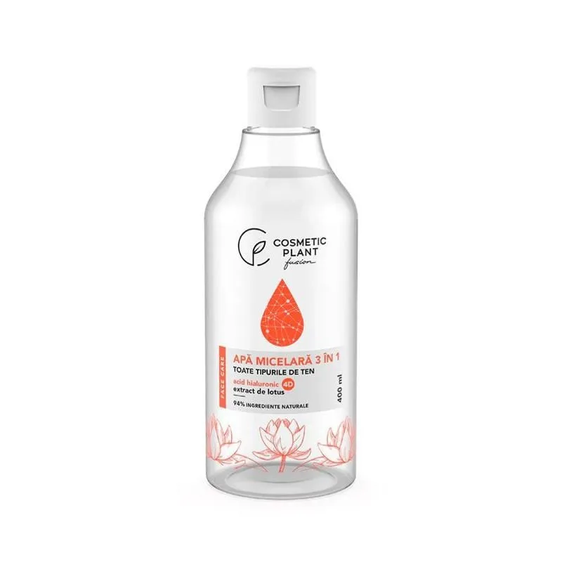 Cosmetic Plant Apa micelara cu acid hialuronic 4D & extract de lotus, 400ml — preț și oferte