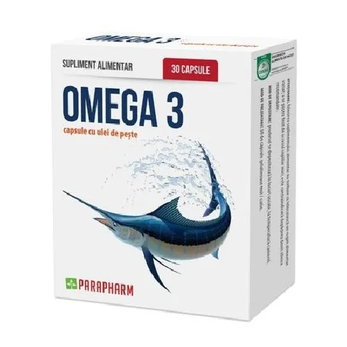 Omega 3, 30cps, Parapharm — preț și oferte