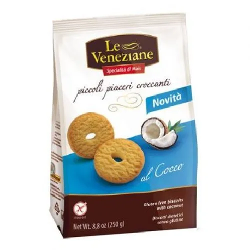 Biscuiti cu Cocos fara Gluten 250gr Le Veneziane — preț și oferte