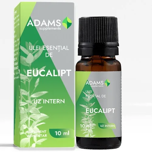 Ulei esential de Eucalipt, uz intern, 10ml, Adams Supplements — preț și oferte