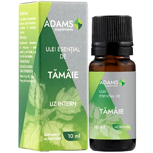 Ulei esential de Tamaie, uz intern, 10ml, Adams Supplements — preț și oferte