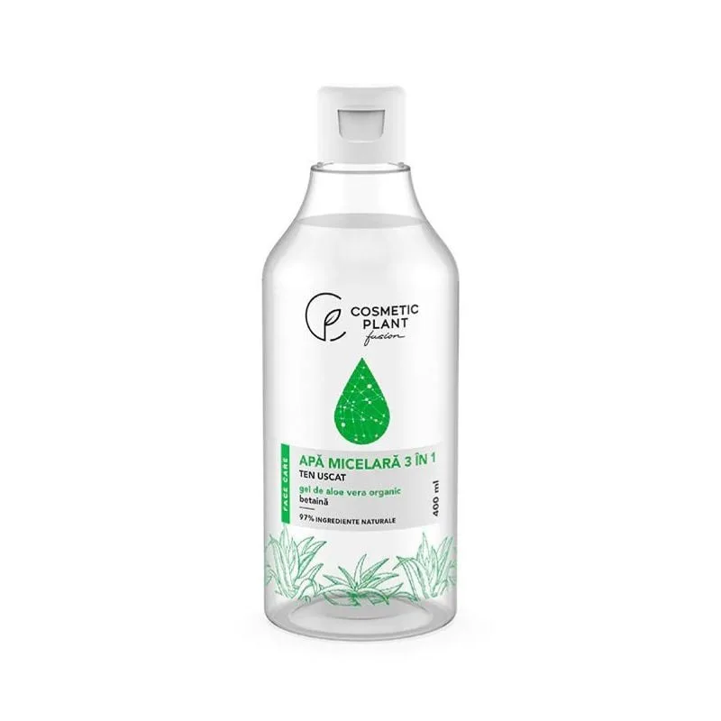 Cosmetic Plant Apa micelara 3 în 1 cu gel de aloe vera,  400ml — preț și oferte