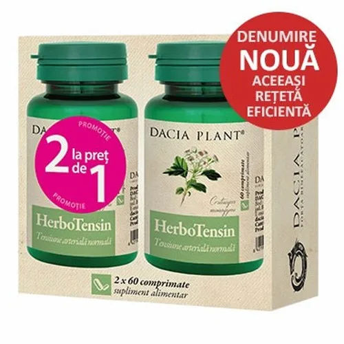 HerboTensin 60cps+ 60cps Dacia Plant — preț și oferte