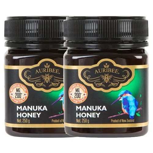 Pachet 1+1 Miere Manuka MG200+ 250gr Auribee — preț și oferte