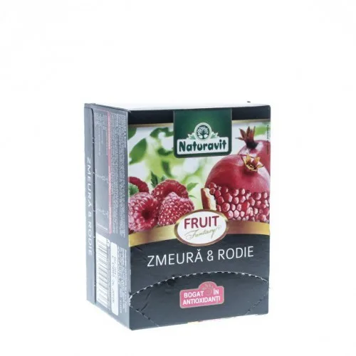 Ceai Zmeura si Rodie 15dz Naturavit — preț și oferte