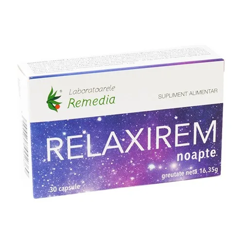 Relaxirem Noapte 30cpr Lab.Remedia Laboratoarele Remedia — preț și oferte